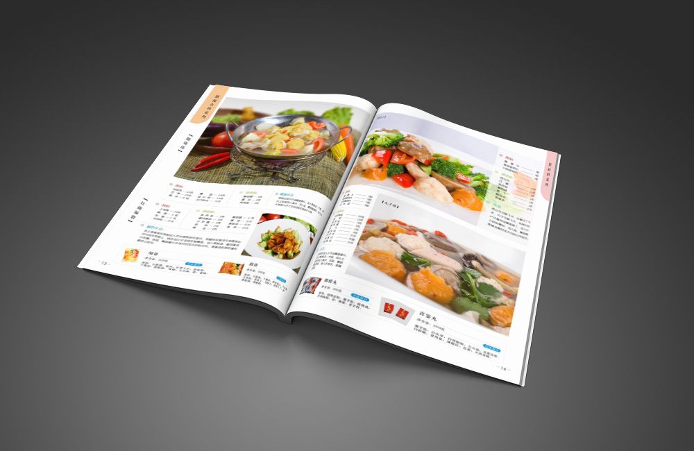 素食菜單菜譜畫冊設(shè)計